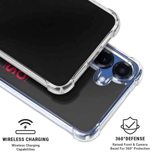 NBA Toronto Raptors Standard - Black Galaxy S25 Clear Case